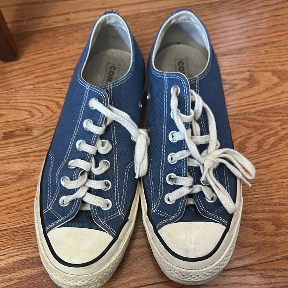 Converse Navy Canvas Sneakers
